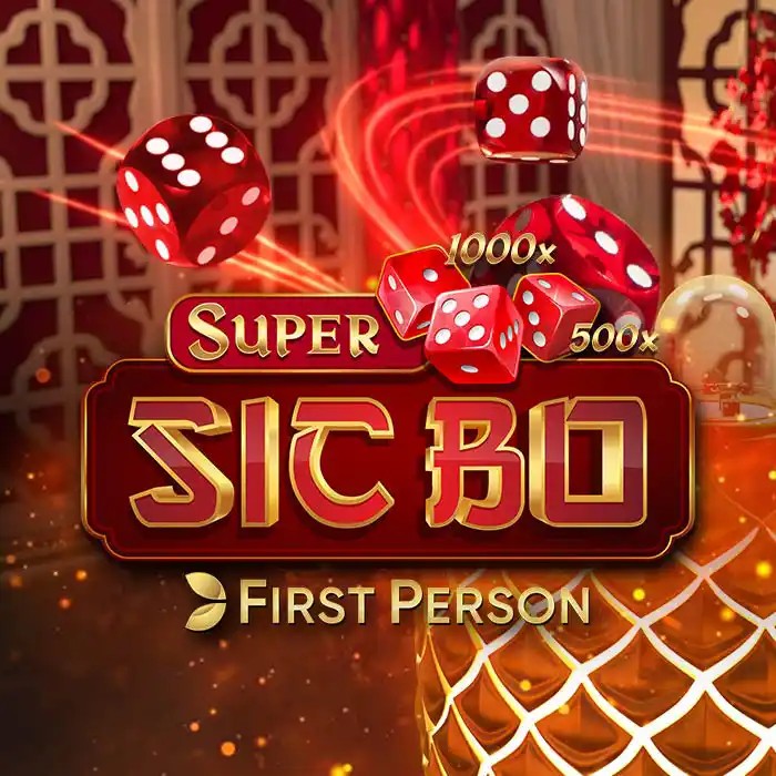 Super Sic Bo logo by Evolution at rewards-casino