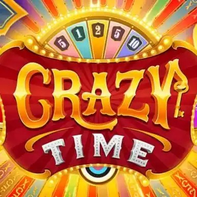 Crazy Time slot icon by Evolution, available at rewards-casino
