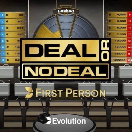First Person Deal or No Deal game by Evolution – logo hosted on rewards-casino
