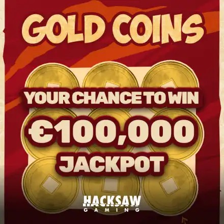 Play Gold Coins slot by Hacksaw Gaming on casinorewards.at