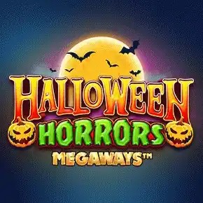 Halloween Horrors Megaways casino game by Iron Dog Studio – featured logo at rewards-casino