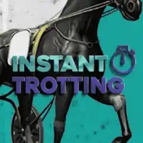 Instant Virtual Trotting casino game by Leap Gaming – featured logo at rewards-casino