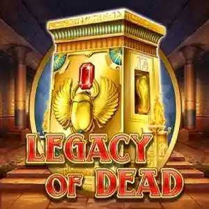 Legacy of Dead logo by Play'n GO at rewards-casino