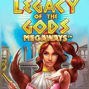Enjoy Legacy of Gods Megaways by Blueprint Gaming – logo hosted on casinorewards.at