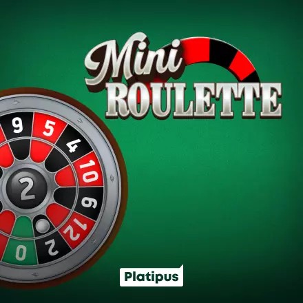 Mini Roulette online game logo by Platipus on casinorewards.at