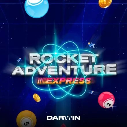 Rocket Adventure Express logo by Darwin Gaming rewards-casino