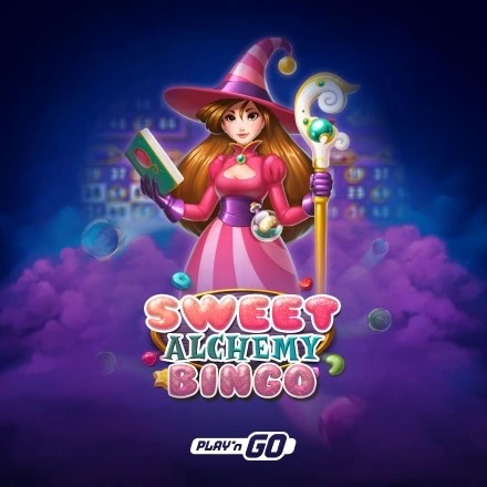 Sweet Alchemy Bingo online game logo by Play'n GO on casinorewards.at