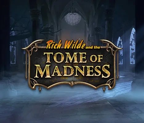 Official Slots logo: Tome of Madness by Play'n GO at rewards-casino