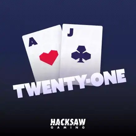 Twenty-One by Hacksaw Gaming, showcased at casinorewards.at – game logo