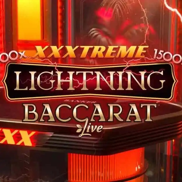 XXXtreme Lightning Baccarat logo by Evolution at rewards-casino